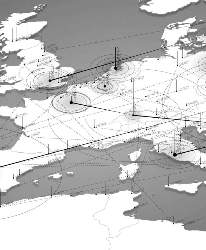 Mapa Europy - logistyczna - KETULO